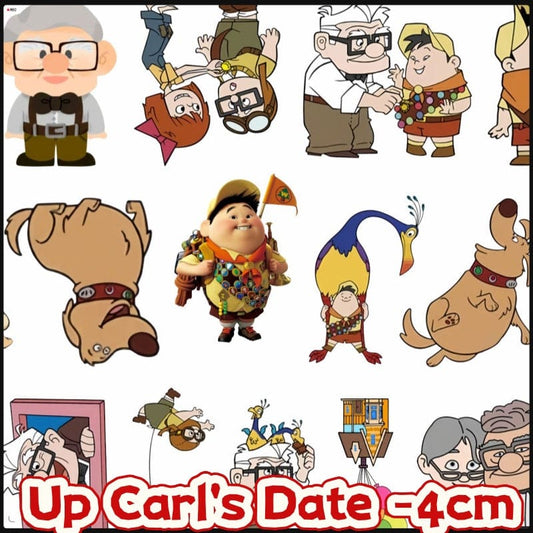 Up Carl's Date 4cm Acrylic Charms for DIY match game-open in live
