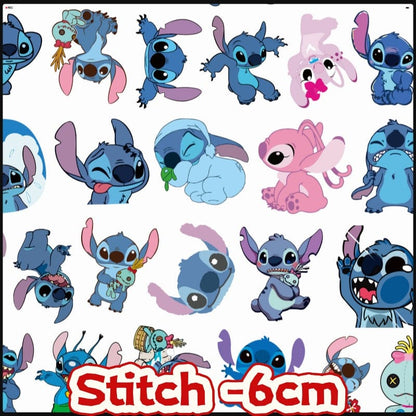 Stitch 6cm Acrylic Charms for DIY match game-open in live