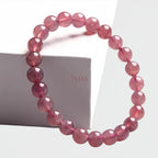 Bracelet en cristal naturel Rose Love