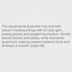 Aquamarine Fortune Ring – Spiritual Protection & Positive Energy