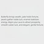 Hetian Jade Butterfly Enamel Pearl Ring – Wear Peace, Carry Fortune