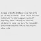 Polaris Pearl Ring – Guided by the Star, Blessed by the Light