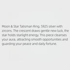 Star Moon Ring – Wear Your Fortune Under the Sky