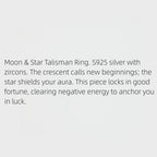Star Moon Open Ring – Wear Your Fortune Under the Sky