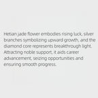 Blossom Hetian Jade Ring – Soft Luck, Quiet Guard