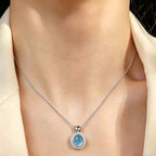 Ocean Whisper Necklace Crystal Necklace