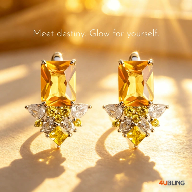 Zorvath Natural Crystal Earrings