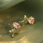 Rose Pink Necklace/Bracelet/Ring/Earrings Set - Sincere Romantic Love