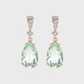 Boucles d'oreilles Eirene Prosper en cristal naturel