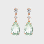 Boucles d'oreilles Eirene Prosper en cristal naturel