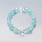 Bracelet en aigue-marine naturelle Thalassa Protection