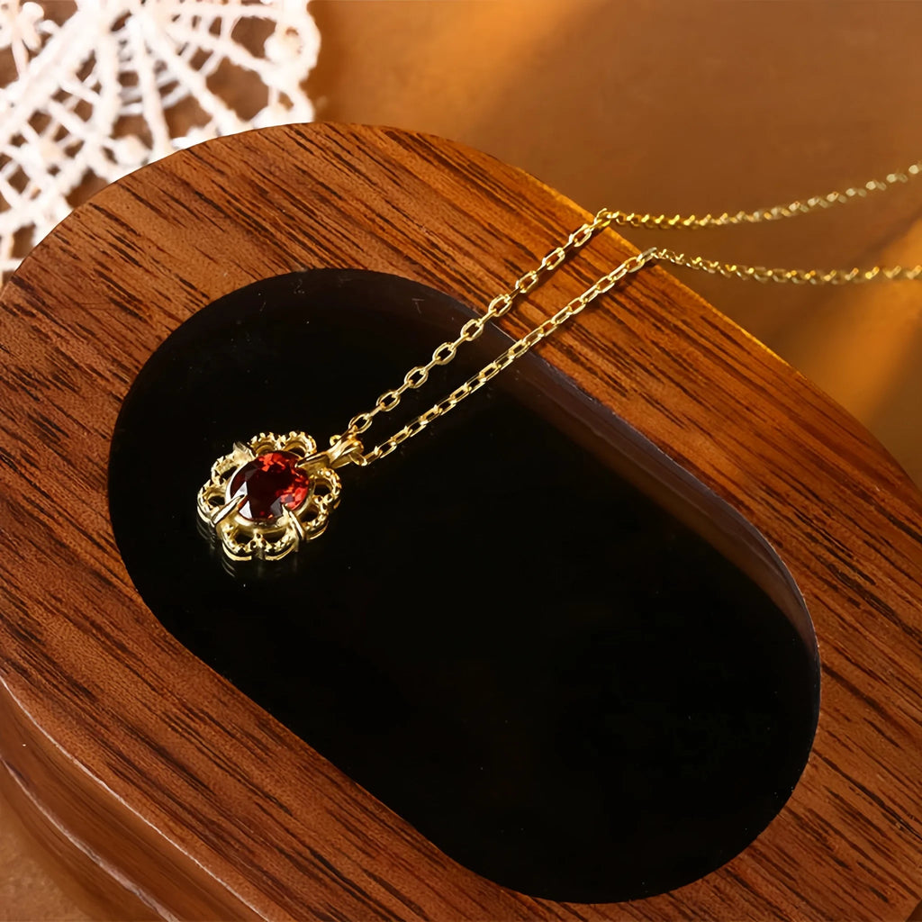 Collier Sakura en jade Hetian