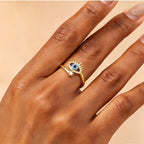 Silver/Golden Evil Eye Ring – Spiritual Shield for Daily Energy