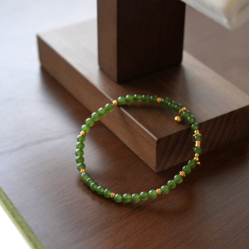 Natural Hetian Jade Bracelet - Warm Energy Natural Jade