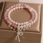Bracelet de cinabre naturel Renouveau Lotus Rouge