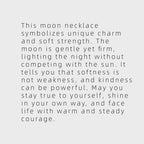 Mystic Blue Moon & Pure White Star Necklace