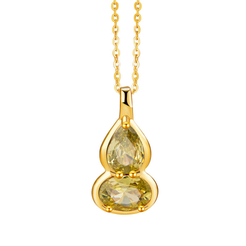 Birthstone Necklace for 12 Months, Lucky Fortune Pendant Birthday Gift for Her