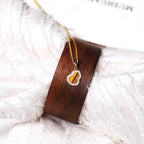Golden Tiger Eye Gourd Necklace — Niche Luxury Crystal Charm for Wealth & Blessing