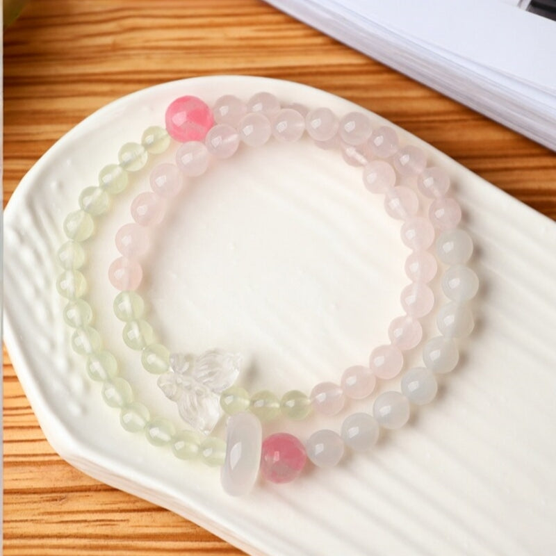 Natural Rose Quartz Bracelet — Natural tranquility and strength