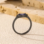 Bague de protection mauvais œil noir – Chasse-malheur, Porte-bonheur