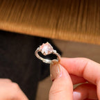 Bague Éclat de Quartz Rose