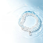 Gradient Aquamarine Bracelet – Calm Emotion, Speak Truth, Attract Luck
