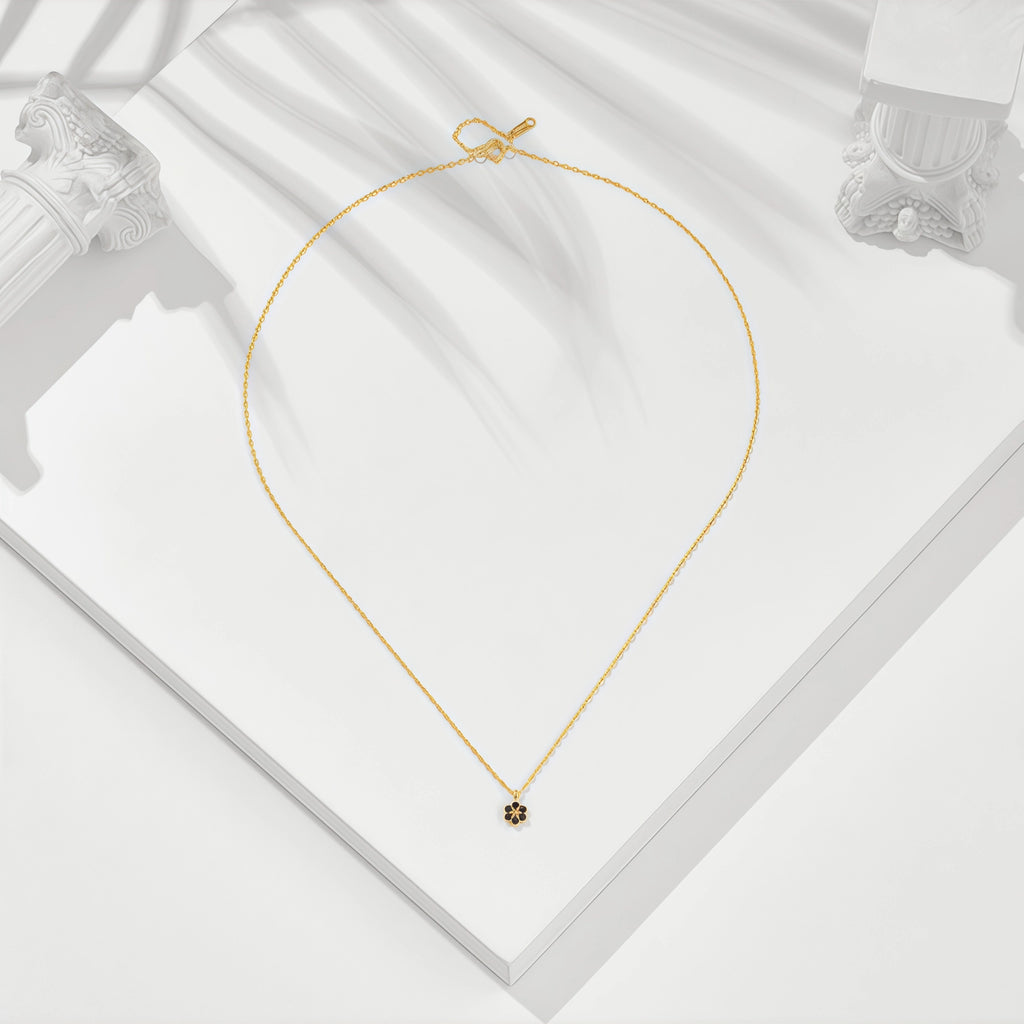 Collier Sakura en jade Hetian