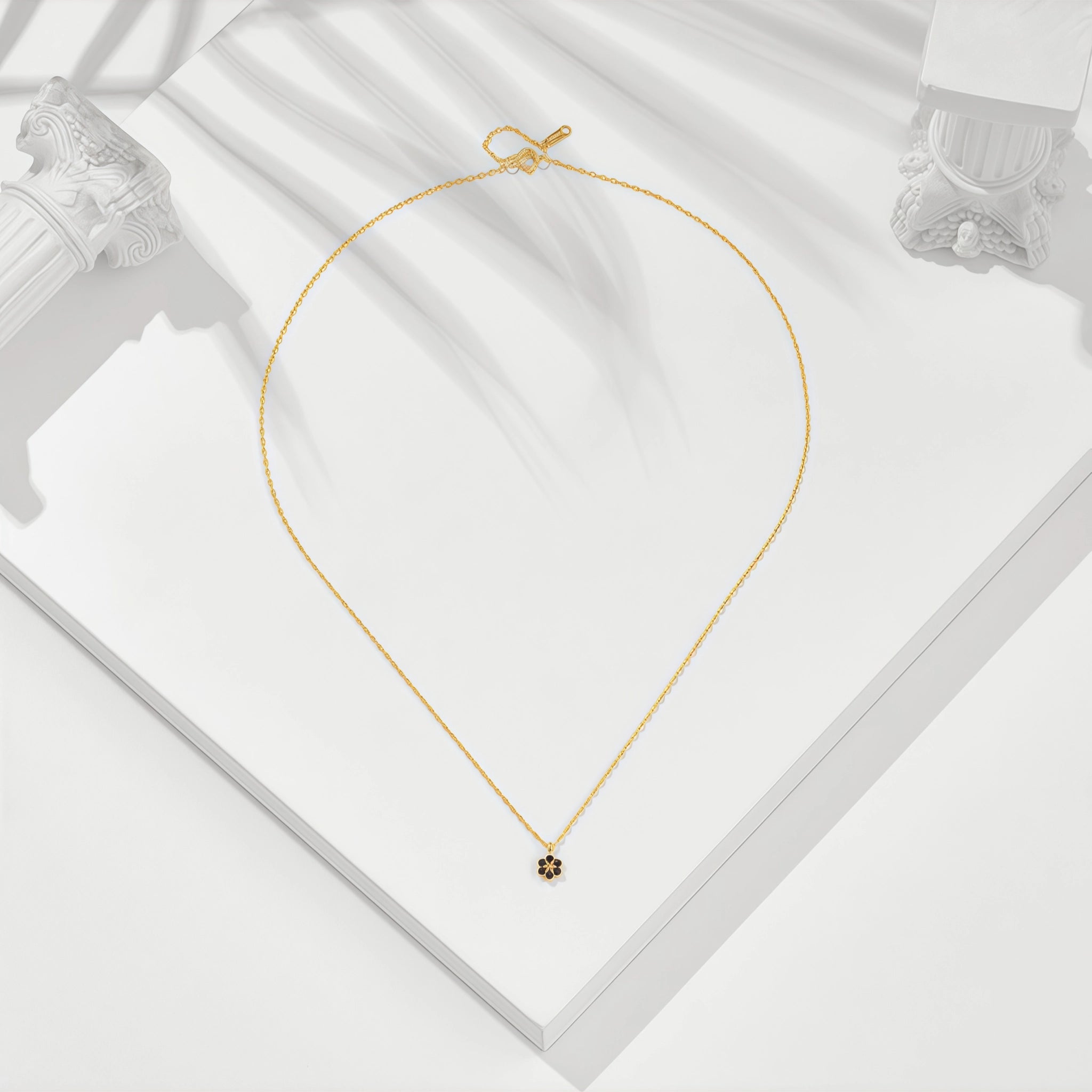 Collier Sakura en jade Hetian