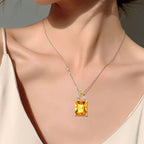 Collier en cristal naturel Abondance ensoleillée