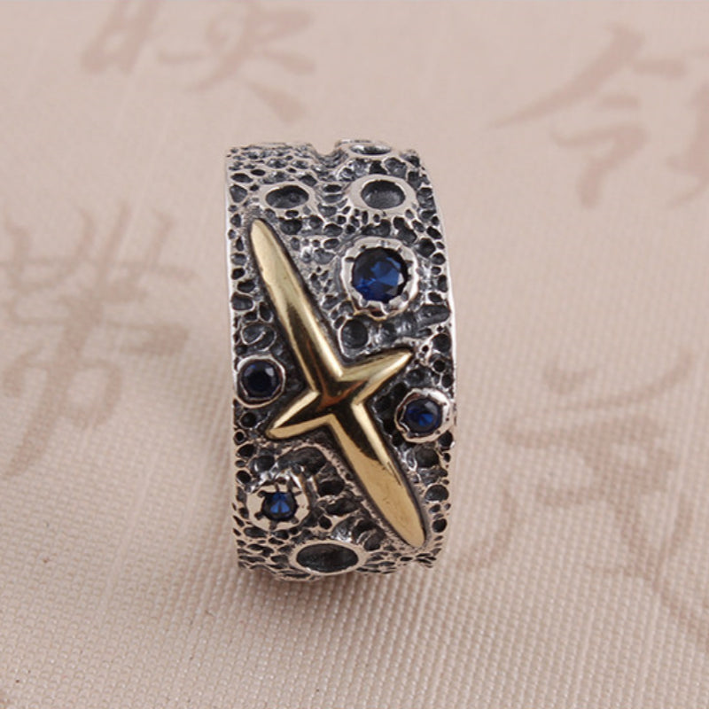 Bague en améthyste naturelle irrégulière – Calme l'esprit, approfondit l'intuition, attire la paix