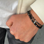 Collier en cristal naturel couronne vintage