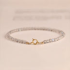 Bracelet tressé floral fait main