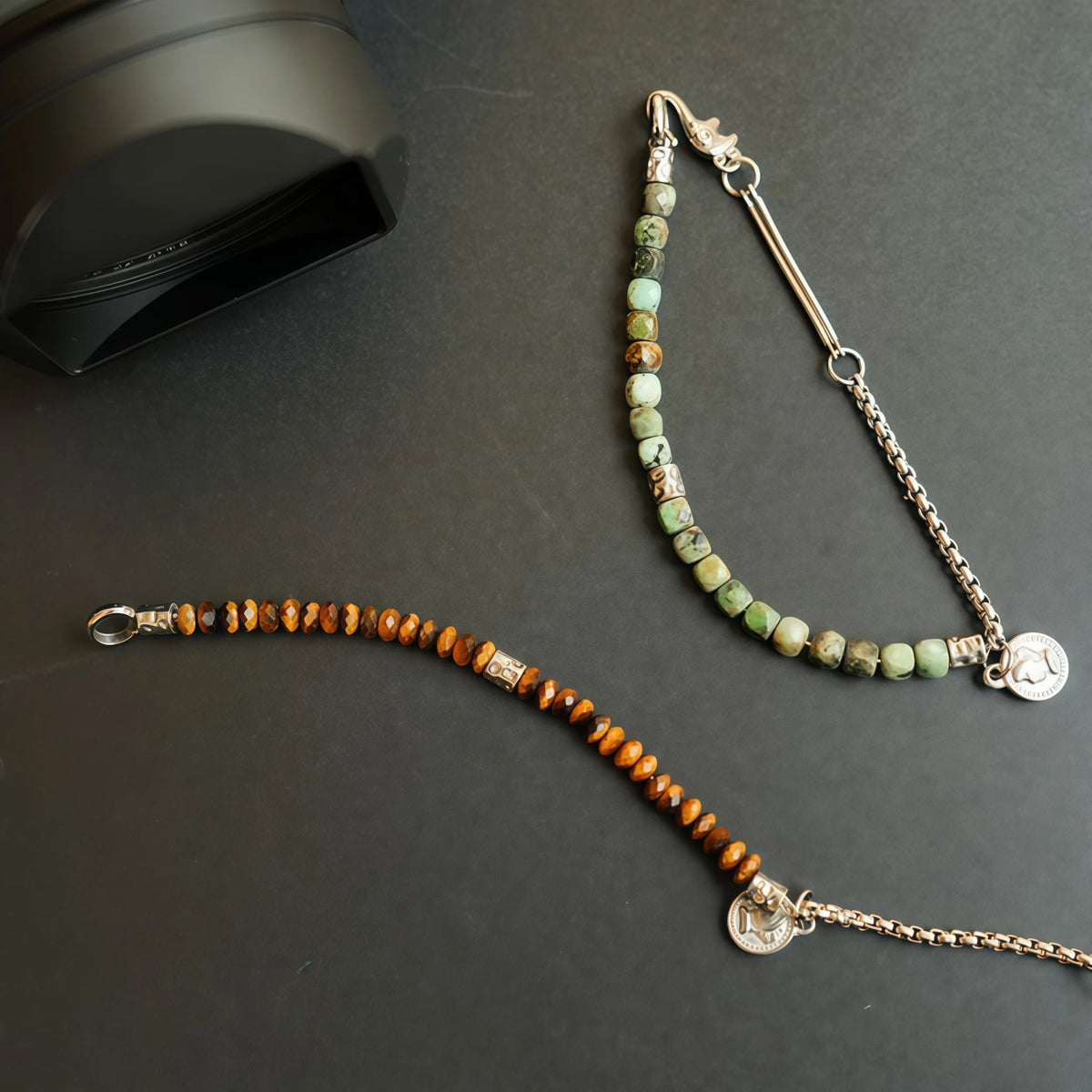 Collier en cristal naturel couronne vintage