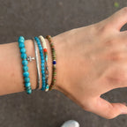Collier en cristal naturel couronne vintage