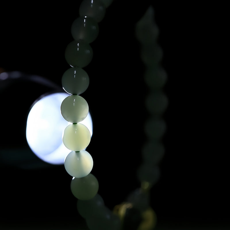 Bracelet Noble Cheval en Jade de Hetian