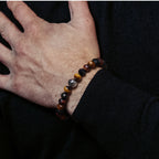 Evil Eye Multi-Color Tiger Eye Bracelet — Guardian for Boyfriend