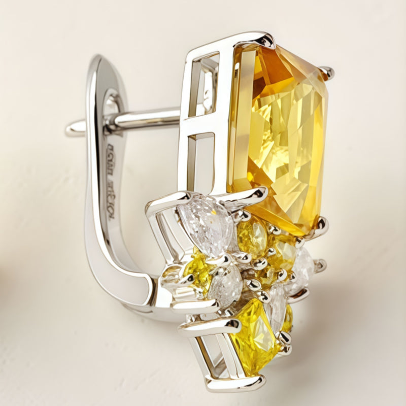 Boucles d'oreilles en cristal naturel Zorvath