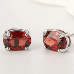Natural Red Garnet Jewelry Set - Love & Protection