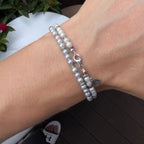 Collier en cristal naturel couronne vintage