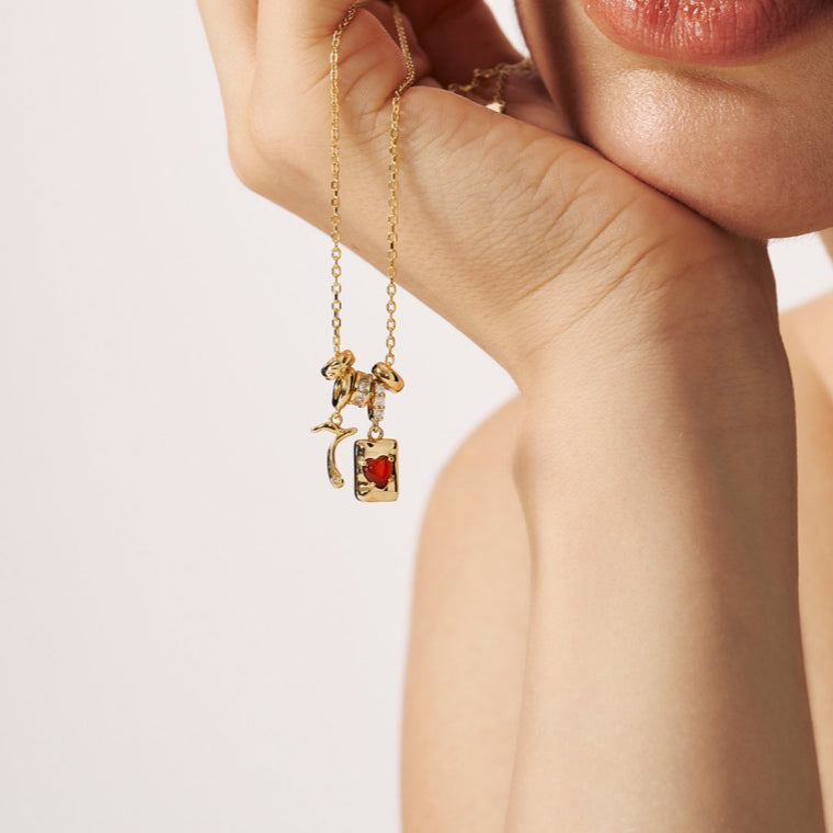 irthstone Necklace for Women | Dainty Gemstone Pendant | 925 Sterling Silver Birthday Gift