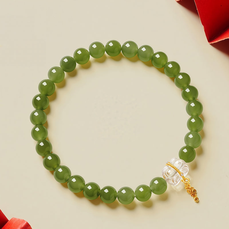 Bracelet Noble Cheval en Jade de Hetian
