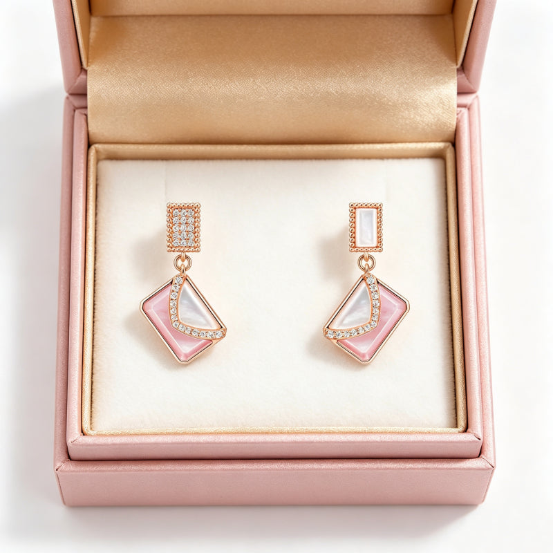 Serenity Natural Crystal Earrings