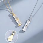 Collier à ajustement facile en quartz clair - Pureté intérieure et expression claire