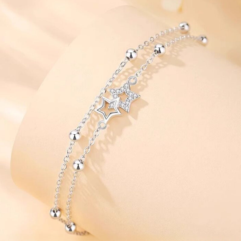 Bracelet Lune et Étoile Pacte d'Amour