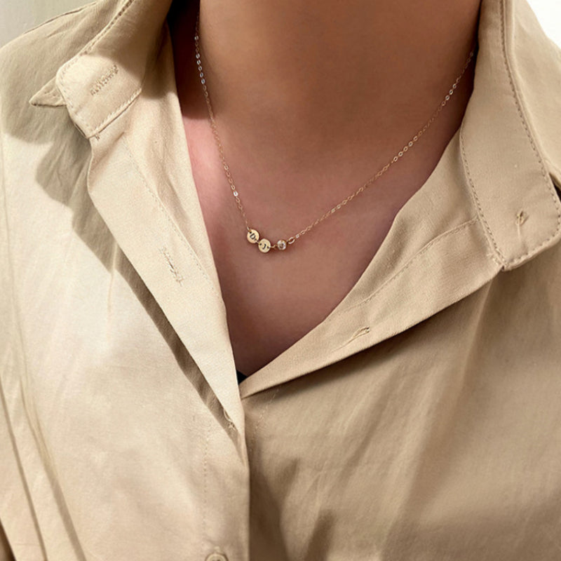 Personalized Name 14K Gold-Filled Customizable Letter Necklace (Non-Tarnishing)