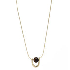 Natural Tiger Eye Stone Necklace, Versatile & Edgy Sweater Chain, Light Luxury Style