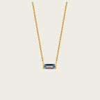Birthstone Necklace for Women, Minimalist High-end Clavicle Chain