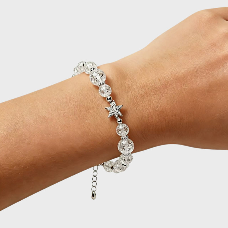 Star Power Clear Quartz Bracelet