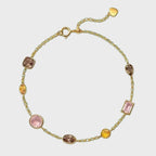 Bracelet triple chance en cristal naturel