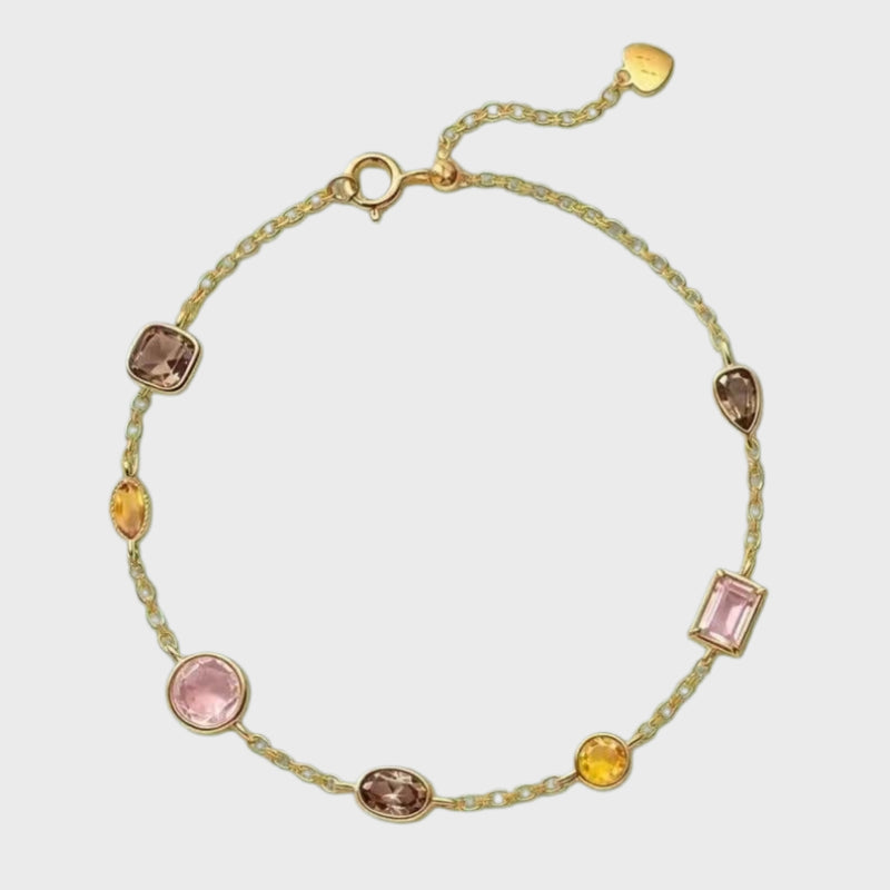 Triple Luck Natural Crystal Bracelet